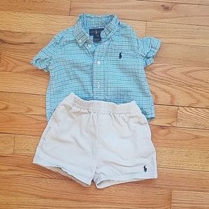 Baby boy Ralph Lauren outfit